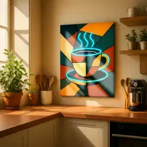 Coffee With Love! Neon Led Tabela